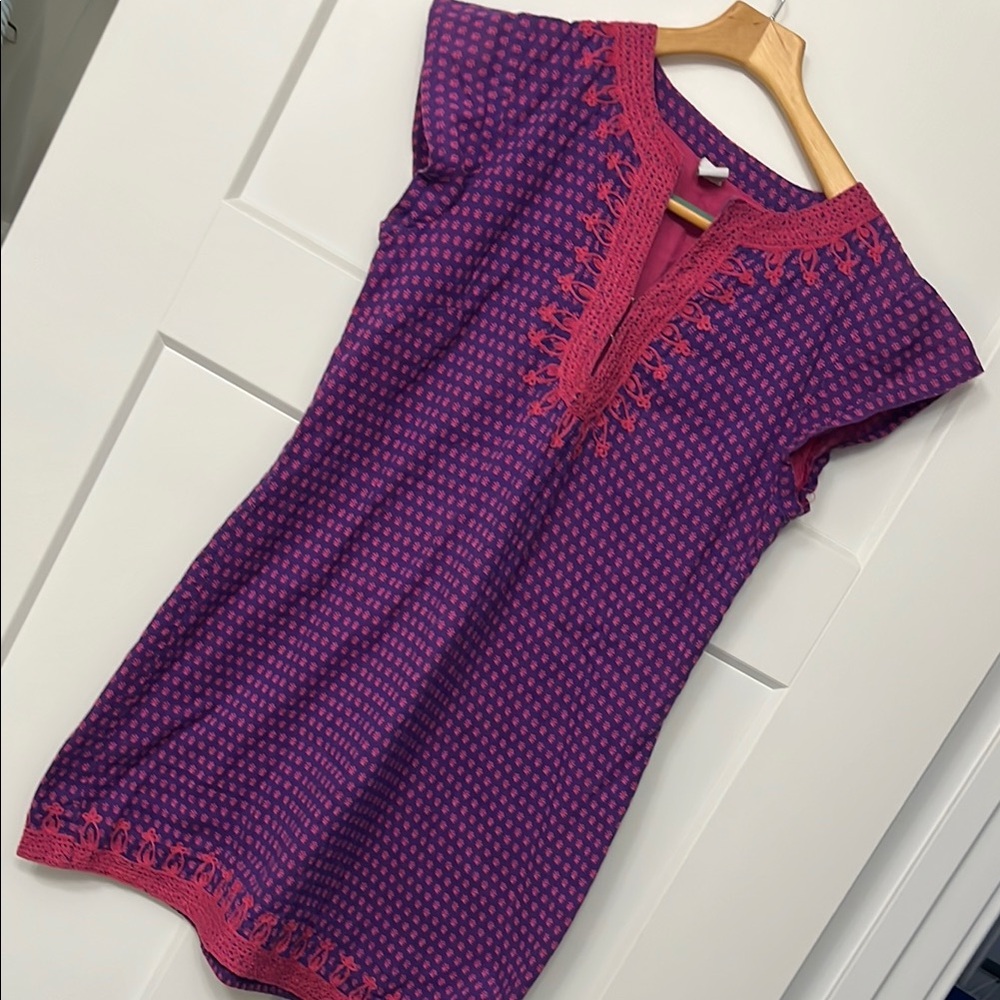 Purple and Pink Women's Top